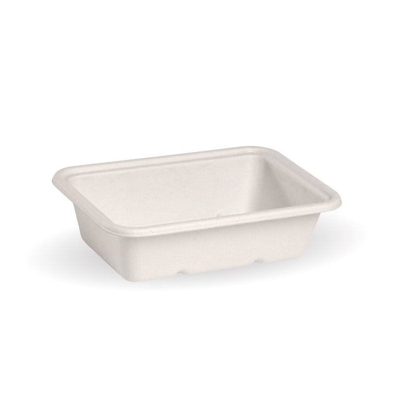 600ml White BioCane Takeaway Base|600ml White BioCane Sugarcane Takeaway Base Line Drawing
