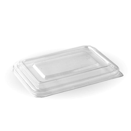 500ml & 600ml Clear RPET Takeaway Lid|500ml & 600ml Clear RPET Takeaway Lid Top View|500ml & 600ml Clear RPET Takeaway Lid Line Drawing