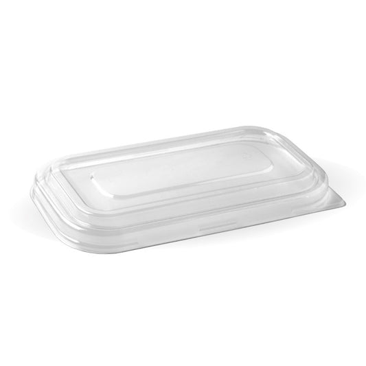 750 & 1,000ml Clear RPET Takeaway Lid|750 & 1,000ml Clear RPET Takeaway Lid Top View|750 & 1,000ml Clear RPET Takeaway Lid Line Drawing