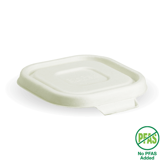 280-630ml White Plant Fibre Takeaway Lid|280-630ml White Plant Fibre Takeaway Lid Line Drawing