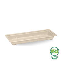 Long Plant Fibre Sushi Tray|Long Plant Fibre Sushi Tray Line Drawing