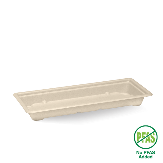 Long Plant Fibre Sushi Tray|Long Plant Fibre Sushi Tray Line Drawing