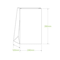 #16 SOS Natural Paper Bag|#16 SOS Natural Paper Bag Line Drawing
