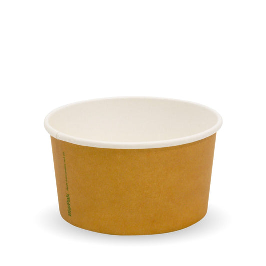 5oz Ice Cream kraft paper bowl|5oz Ice Cream kraft paper bowl line drawing|kraft paper bowl with falafel