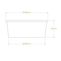 kraft paper bowl with BioPak logo|kraft paper bowl line drawing|kraft paper bowl filled with fresh and delectable food, complete with wooden cutlery and a clear lid