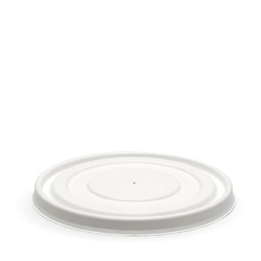 500-1,000ml White Plant Fibre Paper Bowl Lid|500-1,000ml Paper Bowl Lid Line Drawing