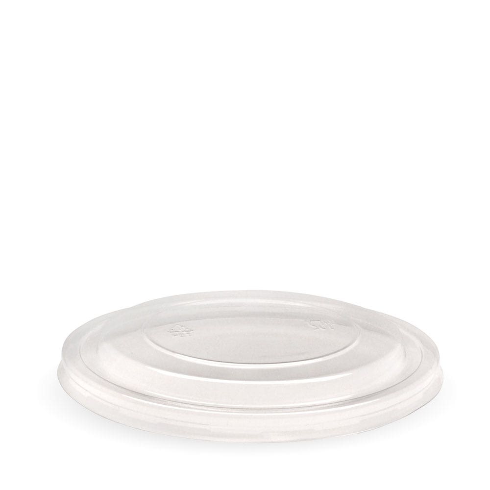 500-1,000ml RPET Kraft BioBowl Clear Lid|500-1,000ml RPET Kraft BioBowl Lid Line Drawing|500-1,000ml Kraft Paper Bowl with RPET Clear Lid|Kraft paper bowl with delectable cuisine, sealed beneath a transparent RPET lid