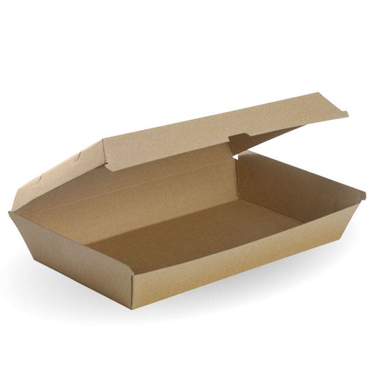 Compostable Family BioBoard Box Line Drawing|Compostable Family BioBoard Box