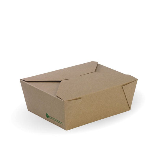 Medium BioBoard Lunch Box|Compostable Medium BioBoard Lunch Box Line Drawing