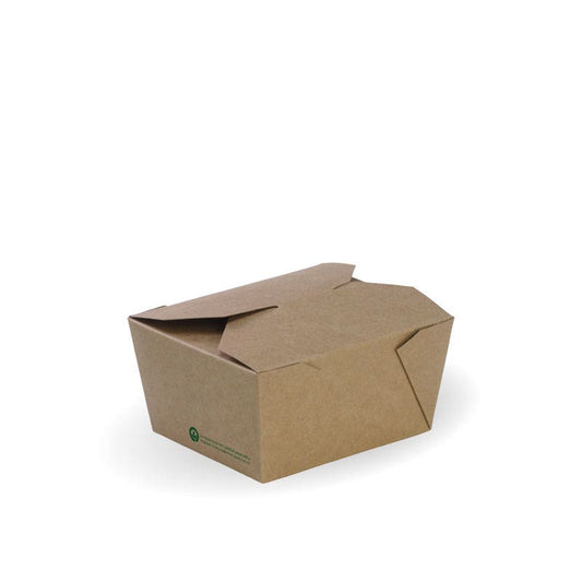 Small BioBoard Lunch Box|Compostable Small BioBoard Lunch Box Line Drawing