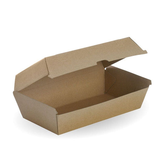 Compostable Large Snack BioBoard Box|Compostable Large Snack BioBoard Box Line Drawing