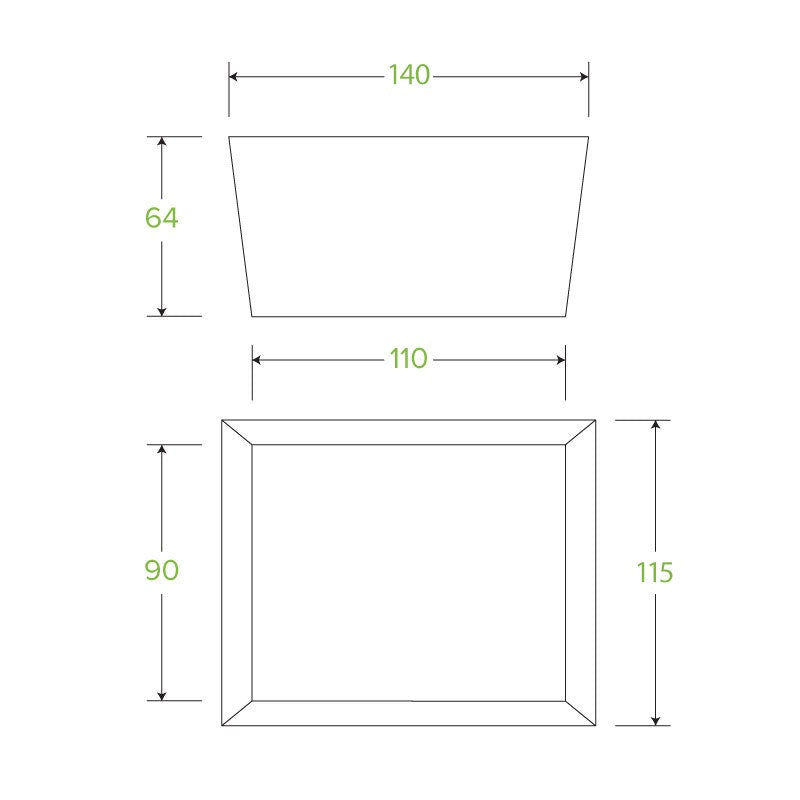 Small BioBoard Lunch Box With Window|Compostable Small BioBoard Lunch Box With Window Line Drawing|disposable lunch box with clear window filled with fresh shrimp spring rolls|disposable lunch box with clear window filled with charcuterie