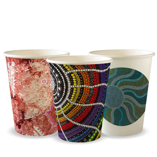 Indigenous Cups Single Wall V2 Design|Indigenous Cups Single Wall V2 Design Line Drawing