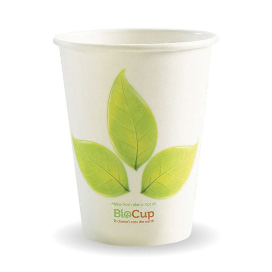 12oz Leaf BioCup|12oz Leaf BioCup Line Drawing
