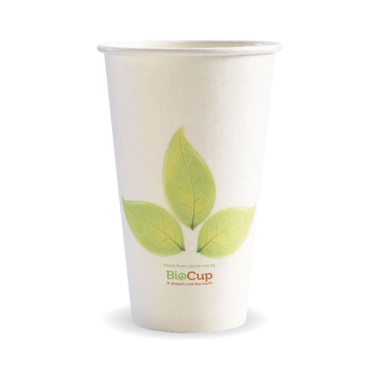 16oz Leaf BioCup|16oz Leaf BioCup Line Drawing