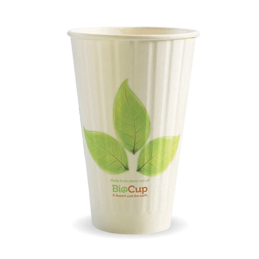 |16oz Leaf BioCup Line Drawing - Double Wall Line Drawing
