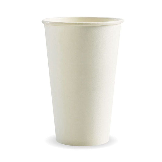 16oz White BioCup|16oz White BioCup Line Drawing