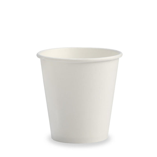 |6oz White BioCup|6oz White BioCup Line Drawing