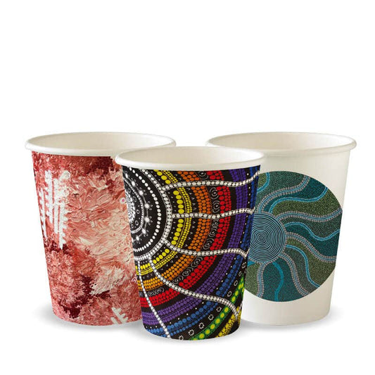 Indigenous Cups Single Wall V2 Design|Indigenous Cups Single Wall V2 Design Line Drawing