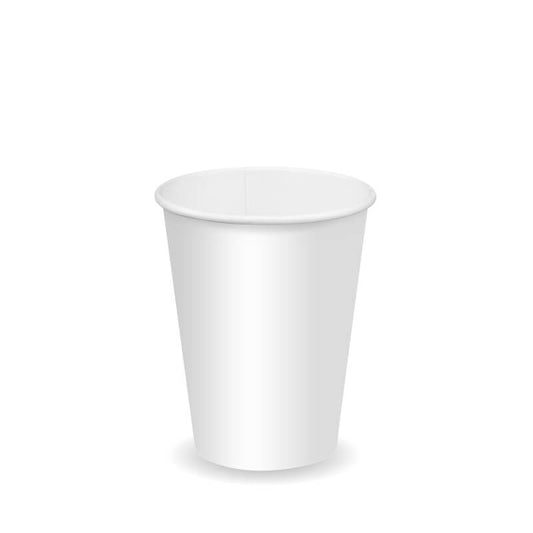 12oz White Cold Paper Cup|12oz White Cold Paper Cup Line Drawing
