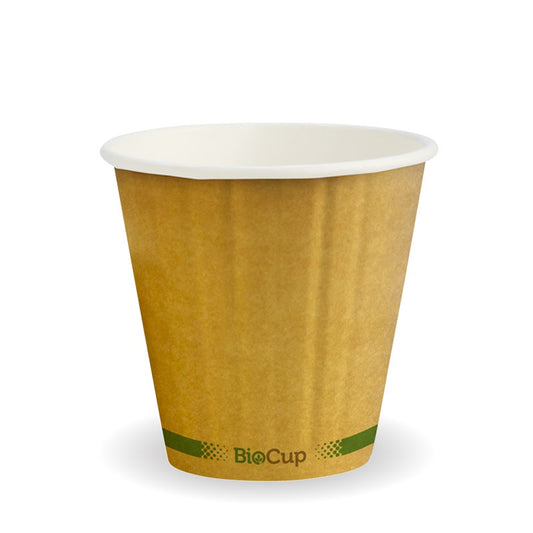295ml / 8oz (90mm) Black Double Wall BioCups |295ml / 8oz (90mm) Black Double Wall BioCups Line Drawing