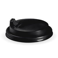 8-20oz (90MM DIA) PS Black Large Sipper Lid|8-20oz (90MM DIA) PS Black Large Sipper Lid Line Drawing