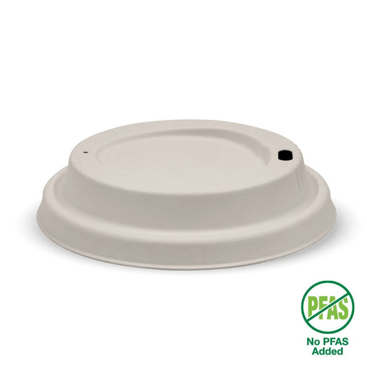 90mm Large Natural Plant Fibre BioCup Lid|90mm Large Natural Plant Fibre BioCup Lid Line Drawing|90mm Large Natural Plant Fibre BioCup Lid Top View