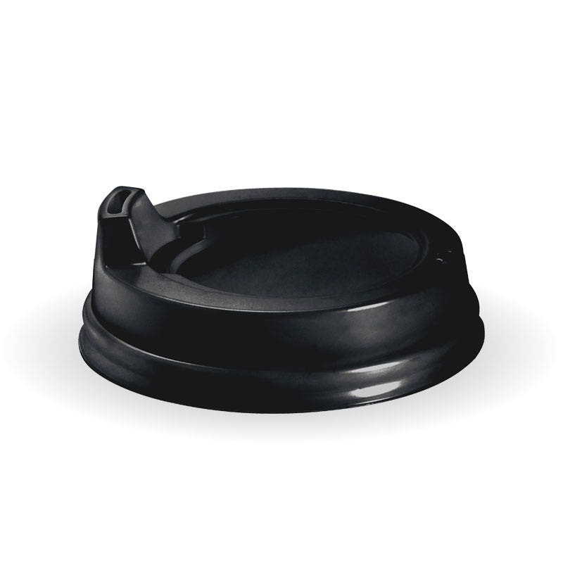 6-12oz (80mm DIA) PS Black Small Sipper Lid|6-12oz (80mm DIA) PS Black Small Sipper Lid Line Drawing