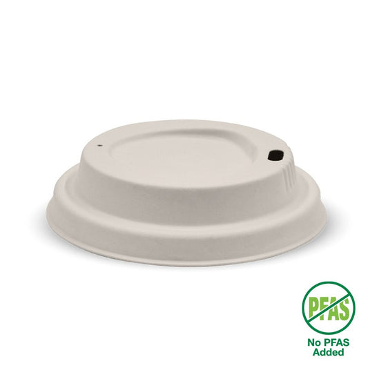 80mm Small Natural Plant Fibre BioCup Lid|80mm Small Natural Plant Fibre BioCup Lid Line Drawing|80mm Small Natural Plant Fibre BioCup Lid Top View