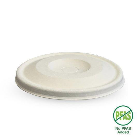 90mm Plant Fibre Flat Cold Paper BioCup Lid|90mm flat sugarcane cold cup lid drawing