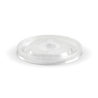 8oz PP Clear Flat Lid|8oz PP Clear Flat Lid Line Drawing
