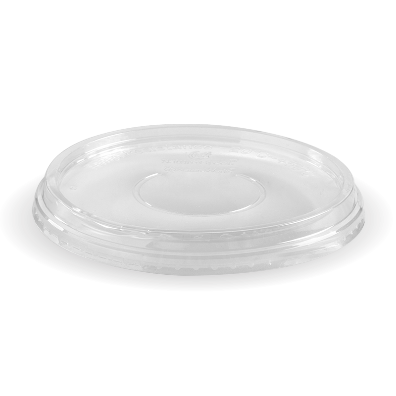 600 & 700ml Clear Wide BioBowl Lid|600 & 700ml Clear Wide BioBowl Lid Line Drawing