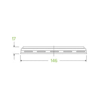 600 & 700ml Clear Wide BioBowl Lid|600 & 700ml Clear Wide BioBowl Lid Line Drawing