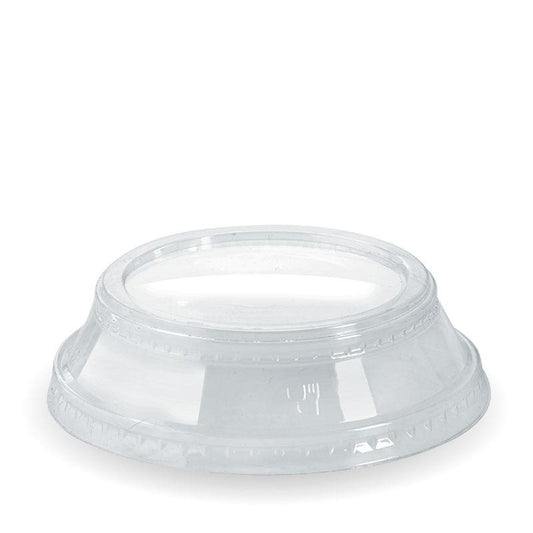 300-700ml Clear Dome No Hole Lid|300-700ml Clear Dome No Hole Lid Line Drawing