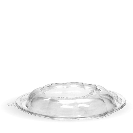 |Clear disposable bowl filled with fresh salad