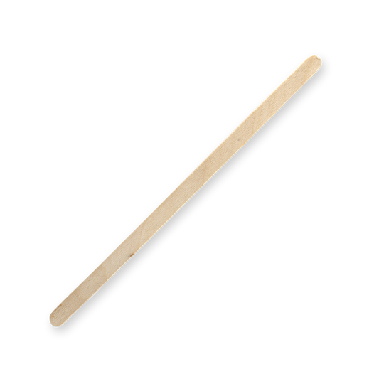14cm Wood Stirrer|14cm Wood Stirrer Line Drawing