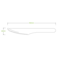 16cm Unbranded Wood Knife|16cm Unbranded Wood Knife Line Drawing
