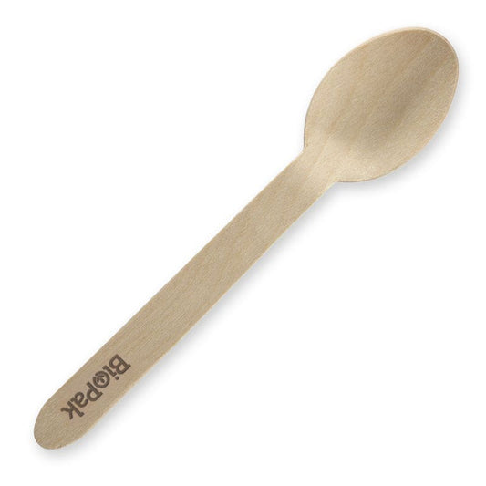16cm Wood Spoon|16cm Wood Spoon Line Drawing