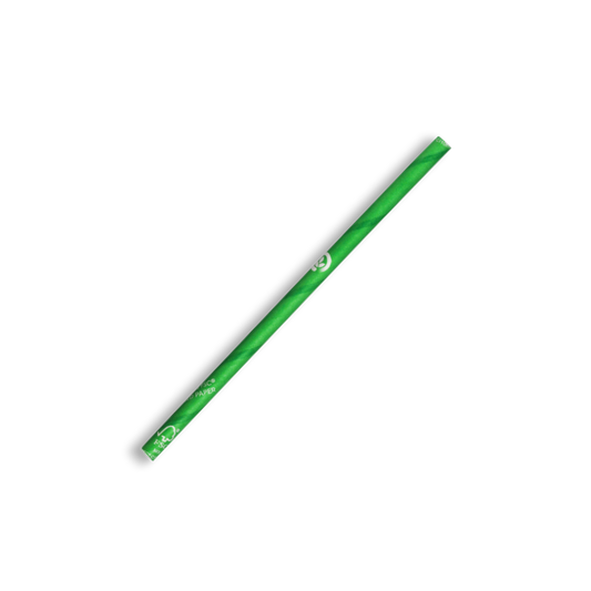 Compostable Cocktail Green BioStraw|Compostable Cocktail Green BioStraw Line Drawing