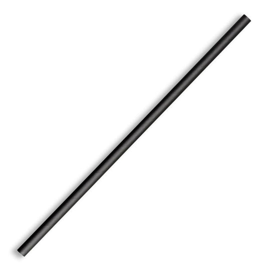 6mm Regular Black BioStraw|6mm Regular Black BioStraw Line Drawing