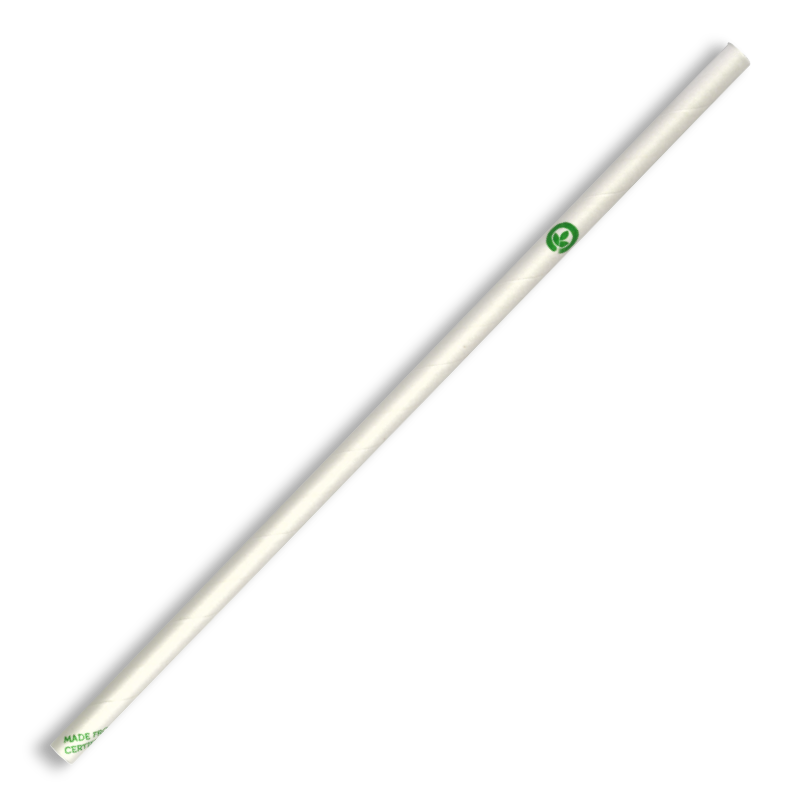 6mm Regular White BioStraw|6mm Regular White BioStraw Line Drawing