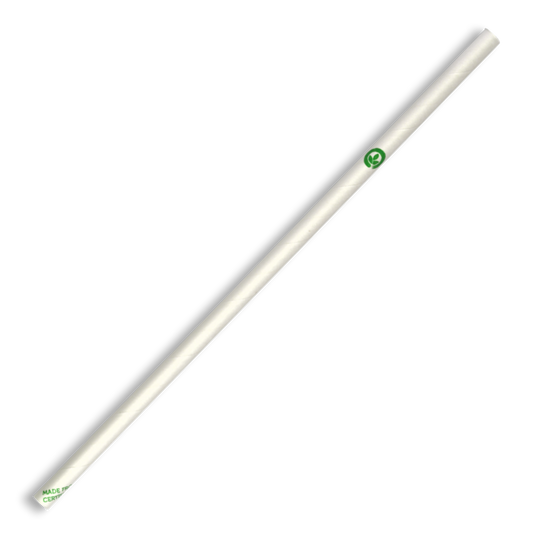 6mm Regular White BioStraw|6mm Regular White BioStraw Line Drawing
