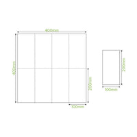 2 Ply 1/8 Fold Natural Dinner BioNapkin|2 Ply 1/8 Fold Natural Dinner BioNapkin Line Drawing