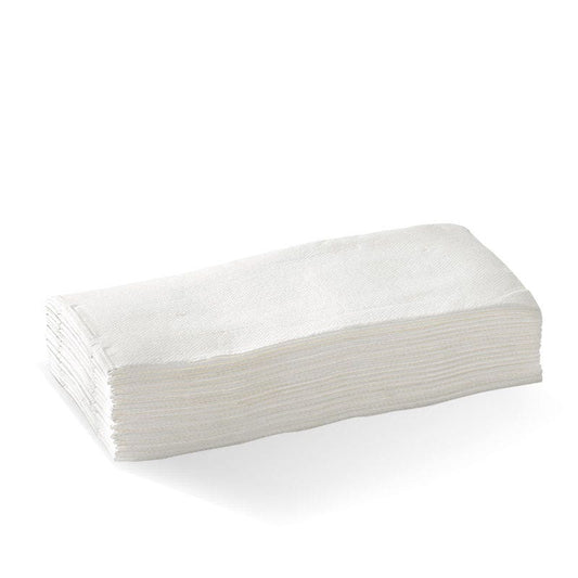 2 Ply 1/8 Fold White Quilted Dinner BioNapkin|2 Ply 1/8 Fold White Quilted Dinner BioNapkin Line Drawing