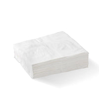 1 Ply 1/4 Fold White Lunch BioNapkin|1 Ply 1/4 Fold White Lunch BioNapkin Line Drawing