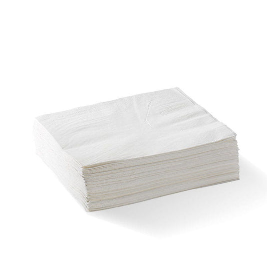 2 Ply 1/4 Fold White Lunch BioNapkin|2 Ply 1/4 Fold White Lunch BioNapkin Line Drawing