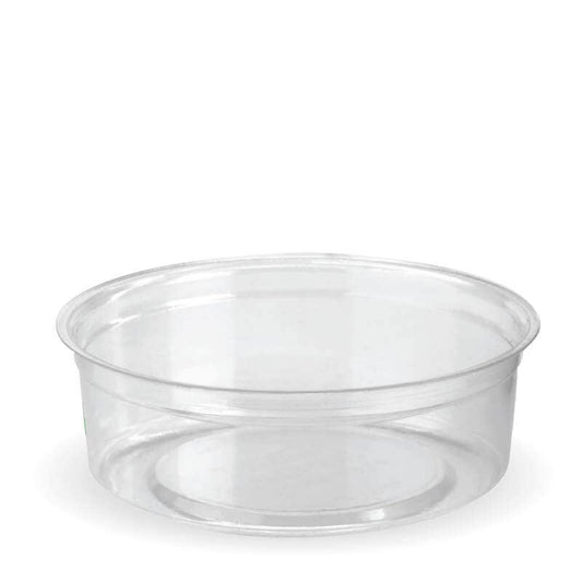 240ml Clear Unbranded BioBowl|240ml Clear Unbranded BioBowl Line Drawing|240ml Clear Unbranded BioBowl Line Drawing Top View