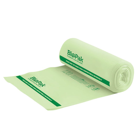 120L Green Bioplastic Bin Liner|120L Bioplastic Bin Liner Line Drawing