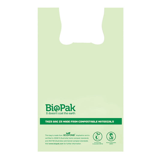 |20L Bioplastic Checkout Bag Line Drawing