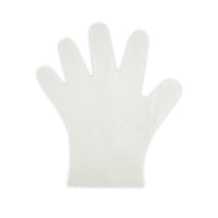 BioPak compostable gloves|Compostable gloves line drawing|hand wearing BioPak compostable food handling gloves while holding BioCane takeaway bowl
